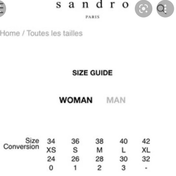 Sandro Paris Red Crochet Lace Sweater - 1 - Small - Picture 11 of 11